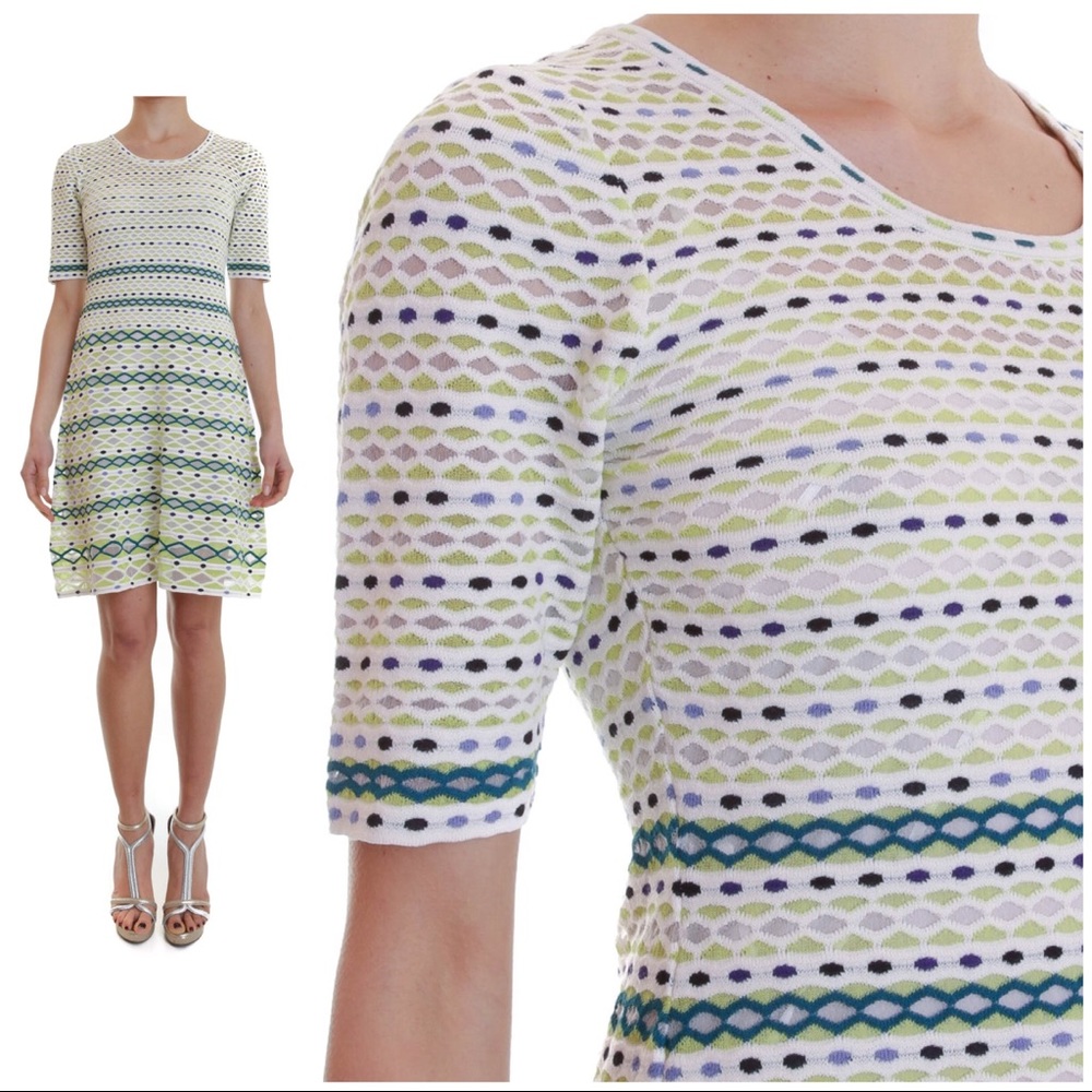 SOLD ❌ M by Missoni Multicolor Knit Dress Size 38